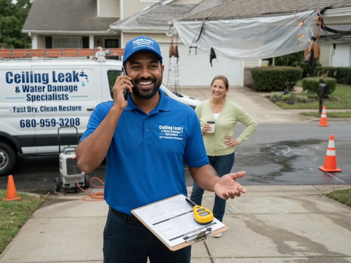 Ceiling Leak Cleanup Raleigh, NC FAQs